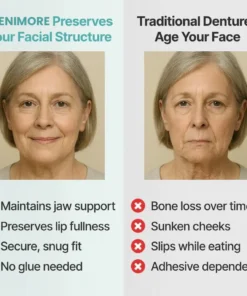 KLENIMORE™ Medical Full Denture with Strong Suction