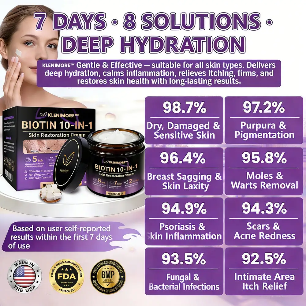 KLENIMORE™ Biotin 10-in-1 Skin Restoration Cream