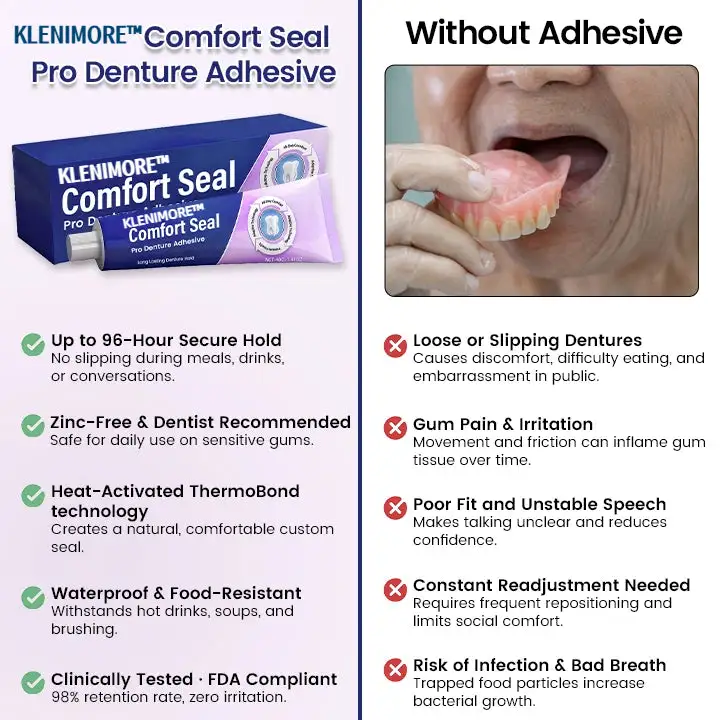 KLENIMORE™ Premium Denture Adhesive