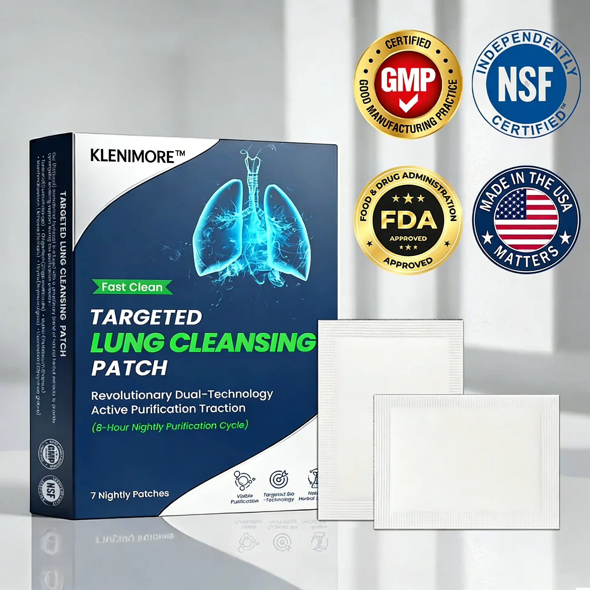 KLENIMORE™ Targeted Lung Cleansing Patch
