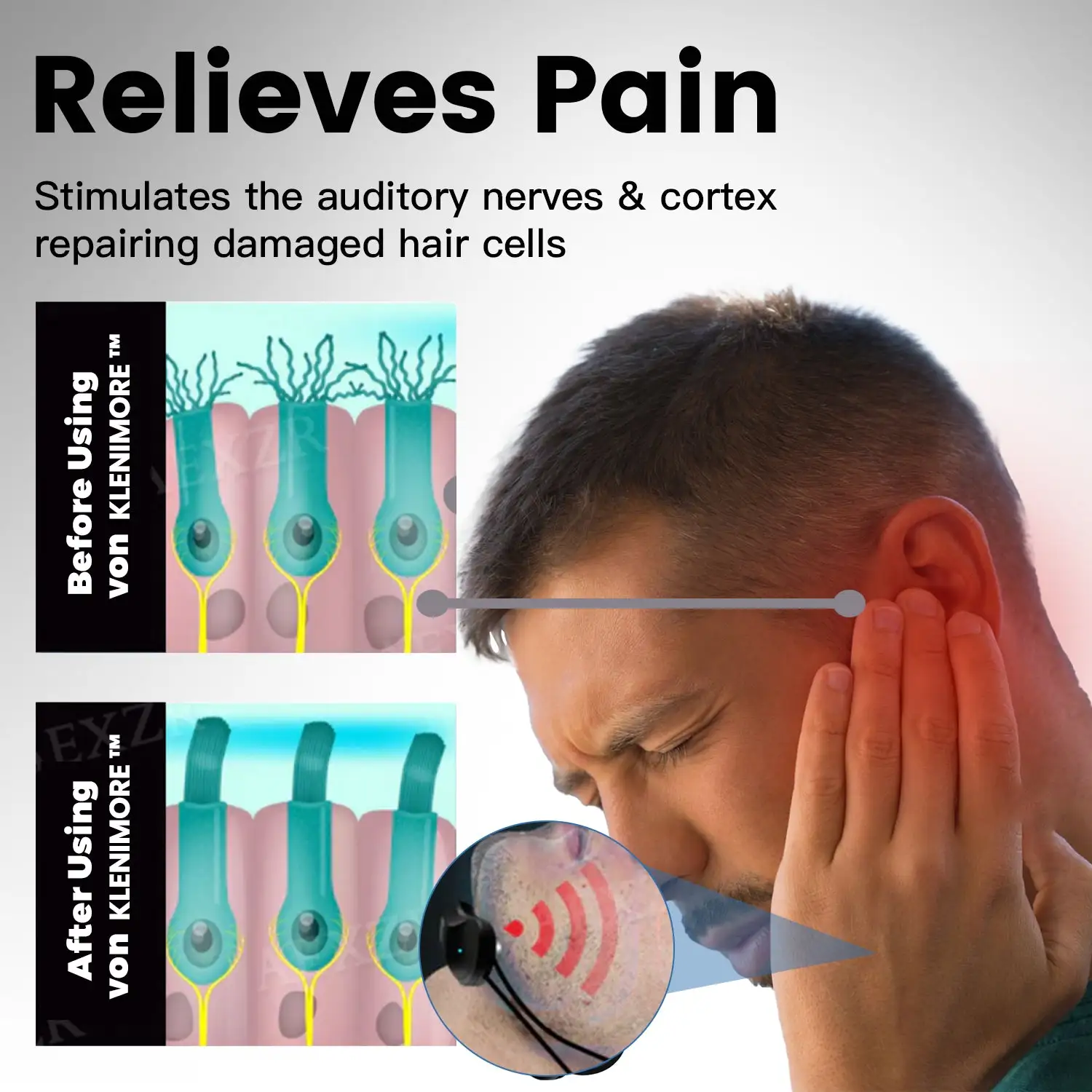 KLENIMORE™ Tinnitus Relieving Device
