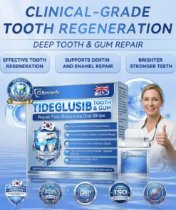 KLENIMORE® 🦷 Tideglusib Fast‑Dissolving Tooth & Gum Repair Oral Strips