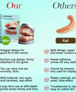 KLENIMORE® Premium Denture AdaptableFit Functional Dentures