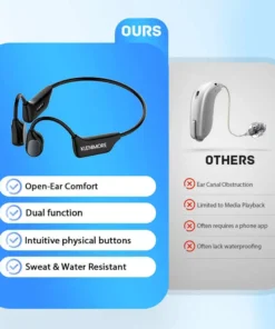 KLENIMORE X1 – Rediscover Clear Sound — Smart Bone Conduction Hearing Headphones