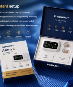 KLENIMORE™ Atom X Smart Hearing Aids — Hear Clearly, Feel Confident Again