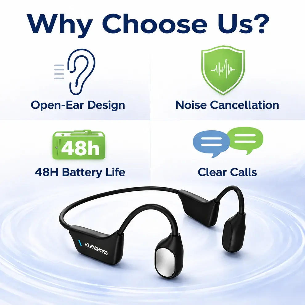KLENIMORE® Bone Conduction Smart Hearing Headphones
