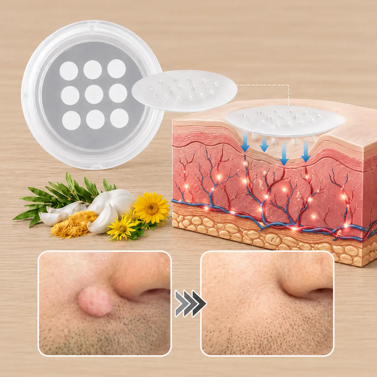 KLENIMORE™ 2-in-1 Microneedle & Hydrocolloid Patch