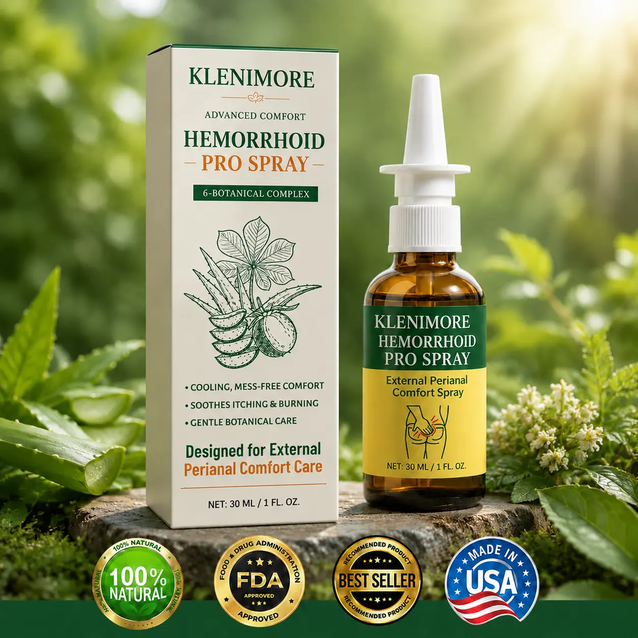 KLENIMORE® Advanced Comfort Hemorrhoid PRO Spray