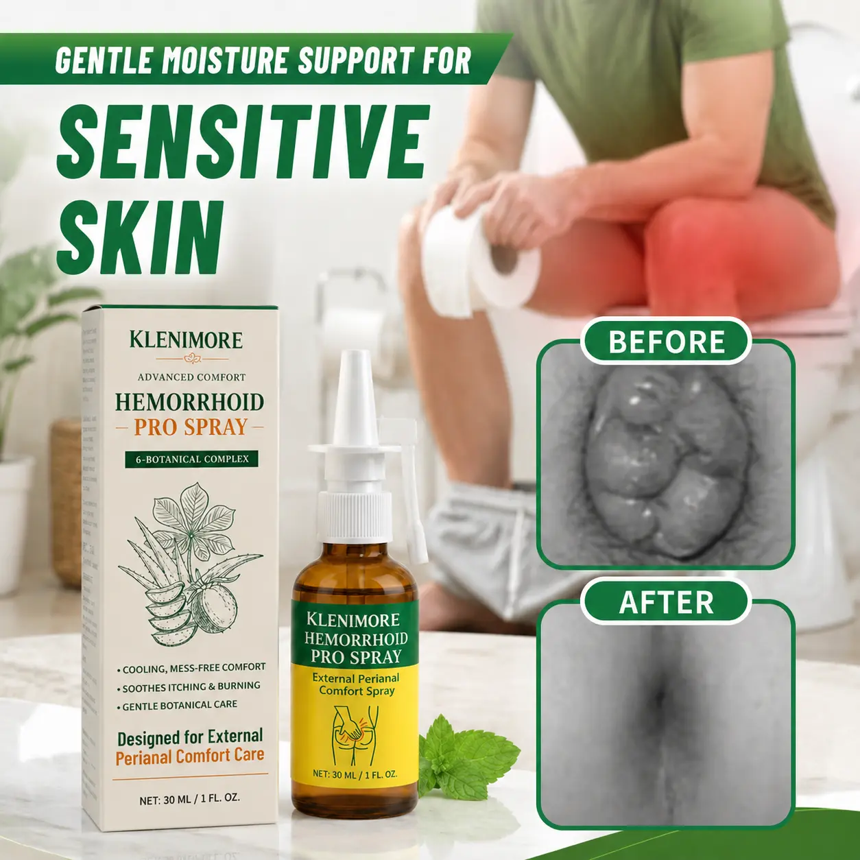 KLENIMORE® Advanced Comfort Hemorrhoid PRO Spray