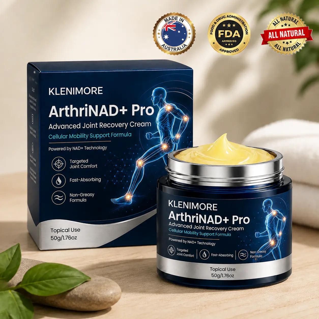 KLENIMORE® ArthriNAD+ Pro Advanced Joint Recovery Cream