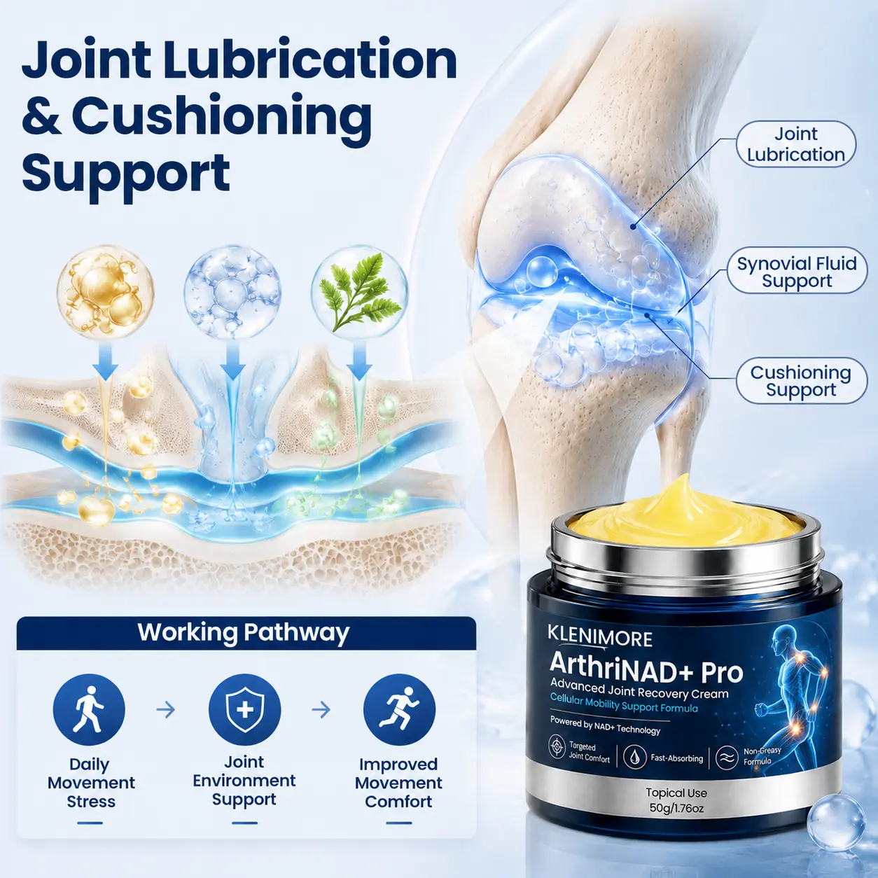 KLENIMORE® ArthriNAD+ Pro Advanced Joint Recovery Cream