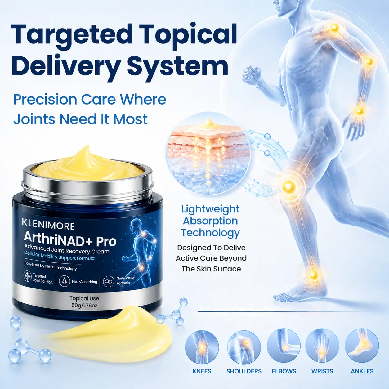 KLENIMORE® ArthriNAD+ Pro Advanced Joint Recovery Cream