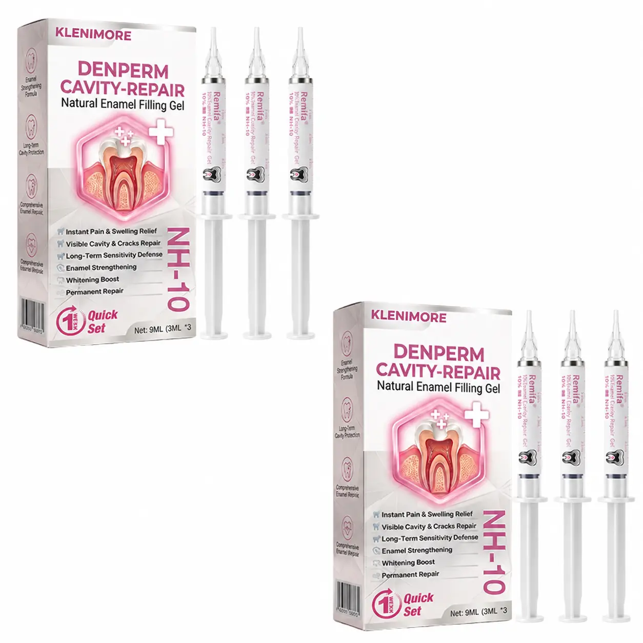 KLENIMORE DenPerm Cavity-Repair Natural Enamel Filling Gel